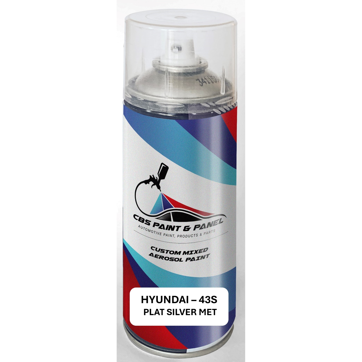 Aerosol Hyundai Platinum Silver Metallic - 43S - Basecoat