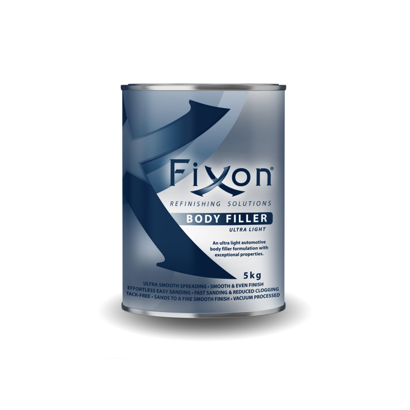 FIXON BODY FILLER 1KG + PASTE HARDNER & 5KG + PASTE HARDNER