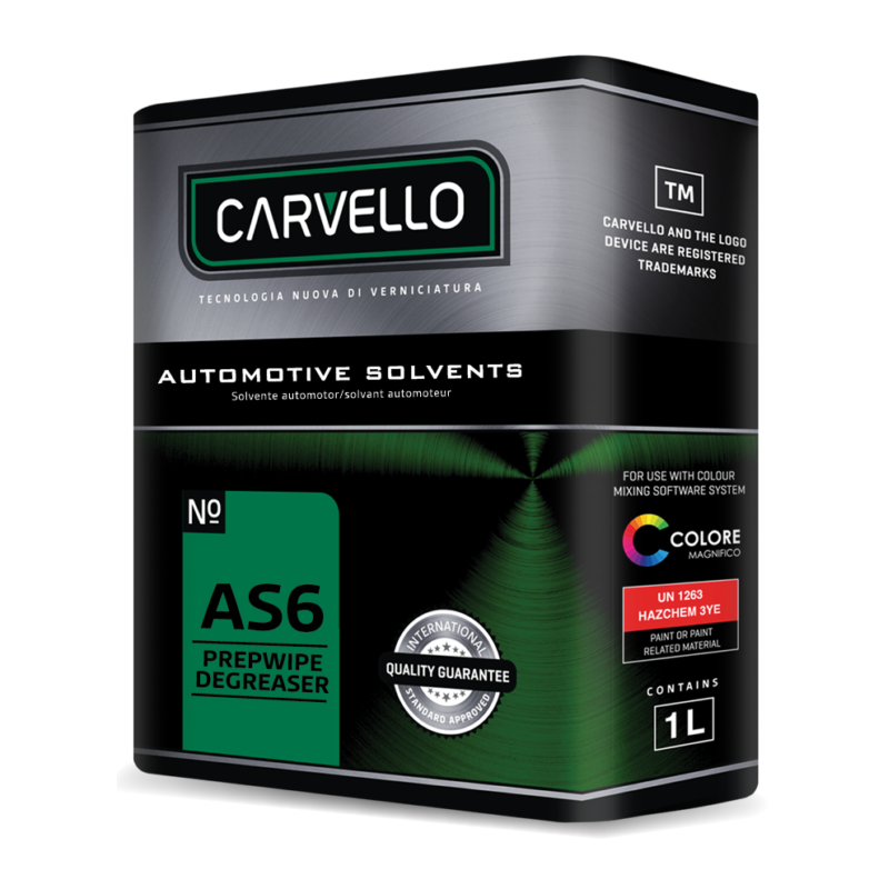 CARVELLO AS6 PREPWIPE DEGREASER 1L & 5L