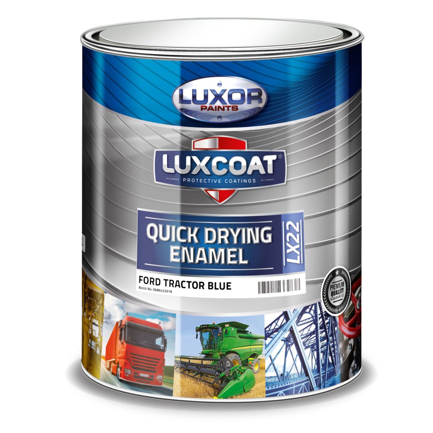 LUXOR QUICK DRYING ENAMEL FORD TRACTOR BLUE 1L / 5L