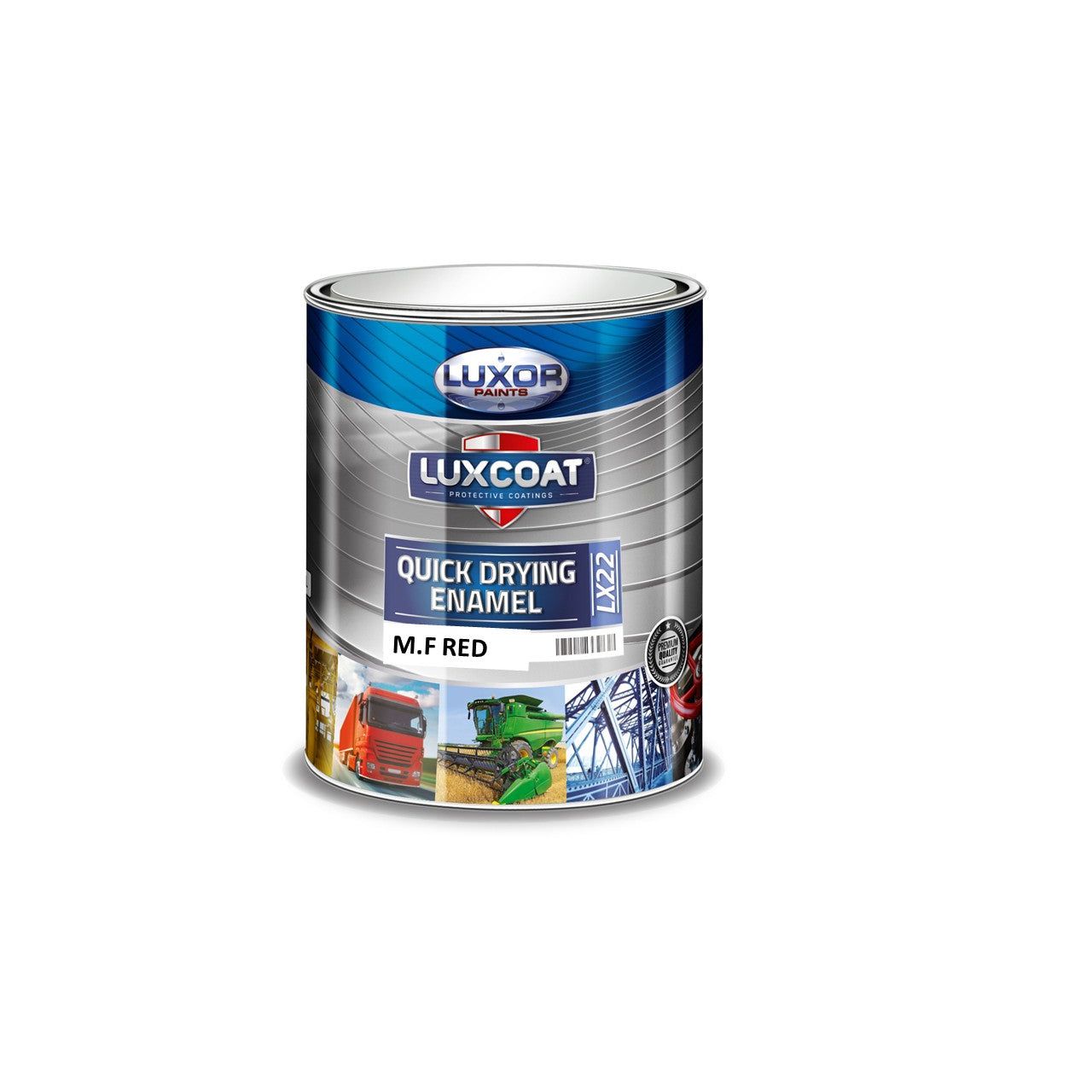 LUXOR QUICK DRYING ENAMEL M.F RED 1L