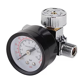 In Line Air Regulator 40mm / 12Bar / 1/4"M Outlet