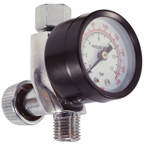 In Line Air Regulator 40mm / 12Bar / 1/4"M Outlet