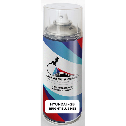 Aerosol Hyundai Bright Blue Metallic - 2B - Basecoat