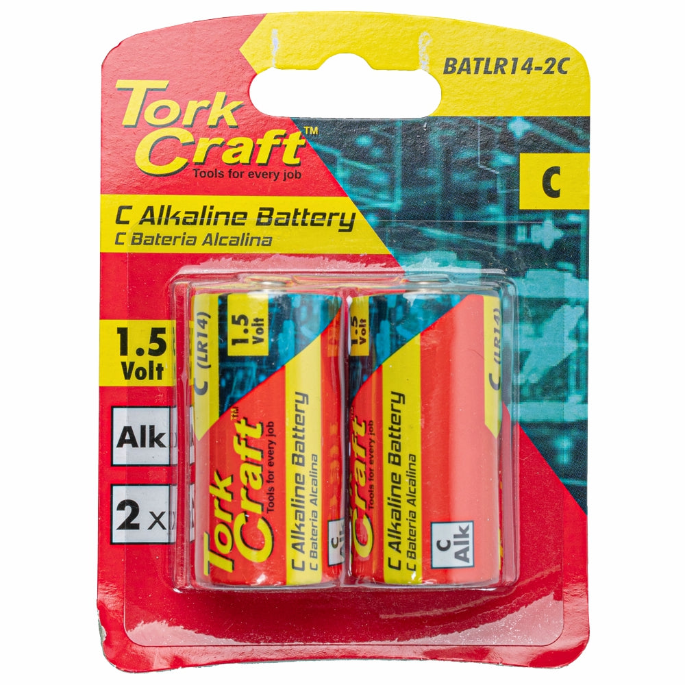 BATTERY C 1.5V 2 PACK CARDED ALKALINE – CBS Paint & Panel