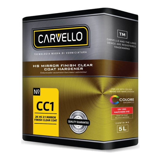 CARVELLO CC1 2K HS 2:1 MIRROR FINISH CLEAR COAT 1L & 5L