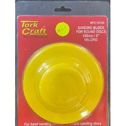 TORK CRAFT HAND SANDING BLOCK - ROUND
