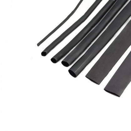 Carco Heat Shrinkable Tubing, Black 6.0mm x 1m