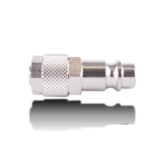 PU HOSE CONNECTOR 6MM ID X 8MM OD METAL GERMAN COUPLER INSERT