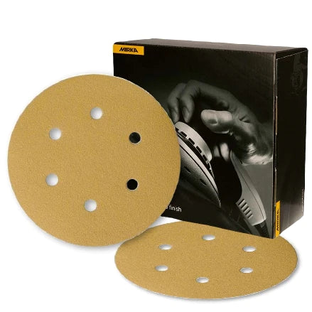 Mirka Gold Hookit Velcro Discs - Full Boxes